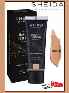 Тональный крем SHEIDA Make Over Cream увлажняющий тон 20