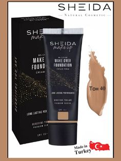 Тональный крем SHEIDA Make Over Cream увлажняющий тон 010