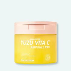 Ампульные пилинг-диски пады Lalarecipe Yuzu Vita C Ampoule Pad 80 шт