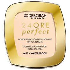 Тональная пудра-основа Deborah Milano 24Ore Perfect Compact Foundation тон 01R белоснежный