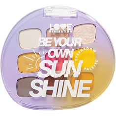 Палетка теней для век Love Generation Be your own sunshine, 9 оттенков
