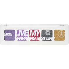 Палетка дуохромных теней для век Love Generation Live my sparkling best life!, 5 оттенков