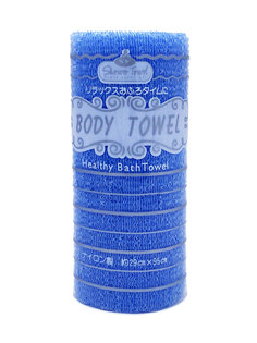 Мочалка ShinYoung массажная полотенце для очищения кожи Body Healthy Bath Towel Blue