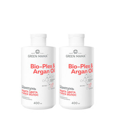 Шампунь для защиты цвета Green Mama BioPlex & Argan Oil 400 мл 2 шт