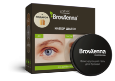 Набор хны BrowXenna Шатен 3 цвета и Гель для бровей 30 г