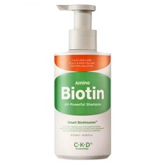Шампунь CKD с аминокислотами и биотином Amino Biotin all powerful shampoo 500мл