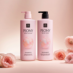 Шампунь и Маска для волос Mise en Scene Pearl Shining Peony Shampoo Treatment 2х 1000 мл