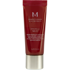 Тональный BB крем MISSHA Perfect Cover EX Идеальное покрытие SPF42 PA+++ тон 21 20мл