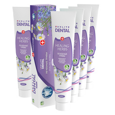 Зубная паста Luxlite Dental гелевая Лечебные травы, 100 г х 5 шт
