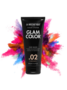 Тонирующая маска для волос LA BIOSTHETIQUE Glam Color Hair Mask 02 Caramel 200 мл