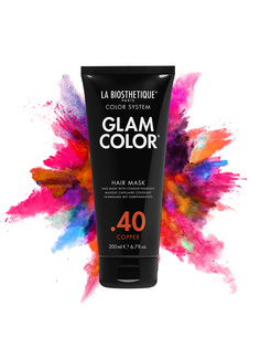 Маска для волос тонирующая La Biosthetique Glam Color Hair Mask 40 Copper 200 мл