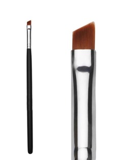 Кисть для окрашивания бровей скошенная 1 шт No Brand