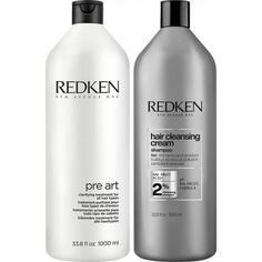 Набор для волос REDKEN крем-уход Pre Art 1 л очищающий шампунь-уход 1 л