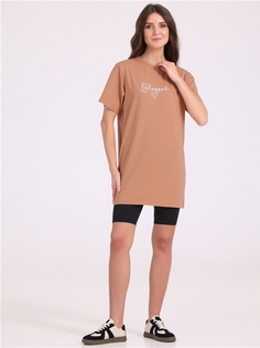 Футболка женская Апрель 1ЖДФК4404804 бежевая 96-100/164