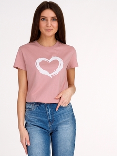 Футболка женская Апрель 1ЖДФК2657001 розовая 84/164