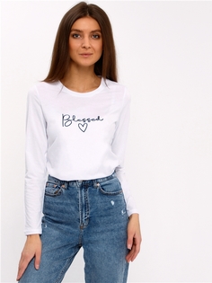 Лонгслив женский Апрель 1ЖДЛД3870001 белый 88-164