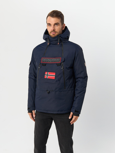 Парка мужская Geographical Norway WW5541H-GNO, с капюшоном, Navy, M