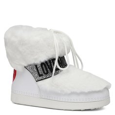 Угги женские Love Moschino JA24202G FW23 белые 35 EU