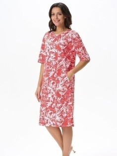 Платье домашнее женское Lori N0151 красное 52 RU