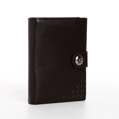 Портмоне мужское Style-05 коричневое No Brand