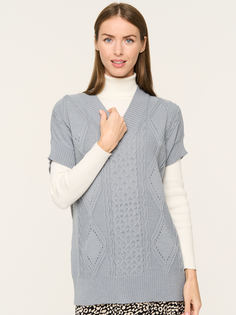 Пуловер женский VAY 5232-1761 серый 46-50 RU