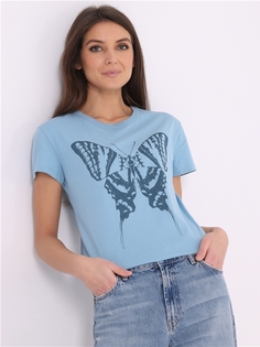 Футболка женская Апрель 269жен001РП голубая 88/164