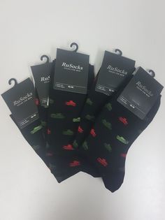 Комплект носков мужских Rusocks 5-МЗ-130186-Р-2 черных 27-29, 3 пары