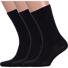Комплект носков мужских NOSMAG 3-М-150 черных 25, 3 пары