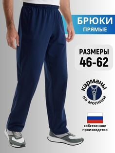 Спортивные брюки мужские LAINA B20-M-225 синие 48 RU