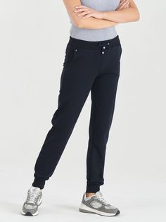 Спортивные брюки женские LAINA LAINA-708 синие 52 RU