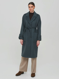 Пальто женское Crosario 69863 зеленое 50 RU
