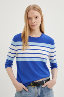Джемпер женский Finn Flare FBC13113 синий XS