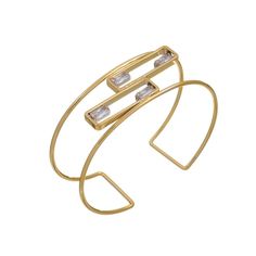 Браслет из бижутерного сплава р.18,5 Moon Paris MR-23.12-057, кристалл