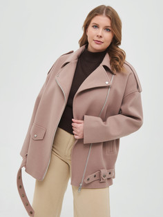 Пальто женское GallaLady 69800 коричневое 48 RU