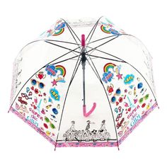 Зонт женский Raindrops прозрачный