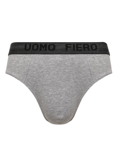 Трусы мужские UOMO FIERO 028FS серые 50 RU