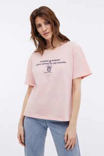 Футболка женская Baon B2324065 розовая 2XL
