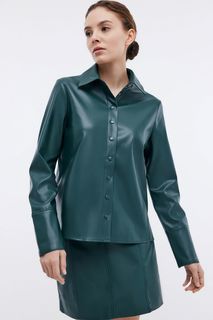 Блуза женская Baon B1724010 зеленая 2XL
