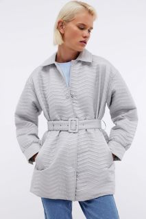 Куртка женская Baon B0324011 серая 2XL