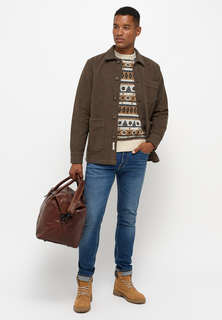 Куртка мужская Mustang 1014468-3211 коричневая S