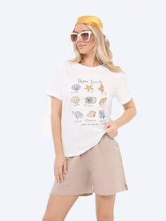 Футболка женская Vitacci EF24029-02 белая S