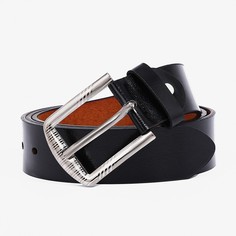 Ремень мужской Георг черный, 120 см No Brand