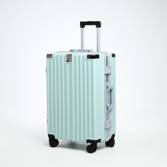 Чемодан женский NoBrand 9868214 голубой, 60x38x24 см