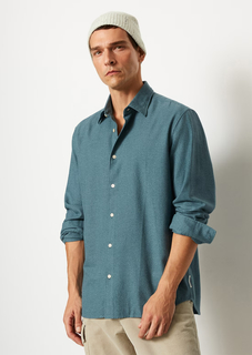 Рубашка мужская Marc O’Polo 330732342118 бирюзовая 2XL