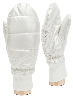 Варежки женские Labbra LB-CP-52 белые, р. M