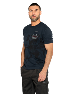 Футболка мужская Aeronautica Militare TS2200J584 синяя L