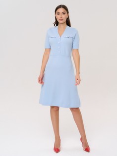 Платье женское Eleganzza ZZ-03007 голубое S