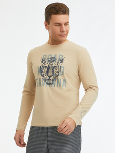 Лонгслив мужской oodji 5L512004I-13 бежевый XL