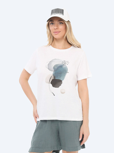 Футболка женская Vitacci EF24025-02 белая 2XL