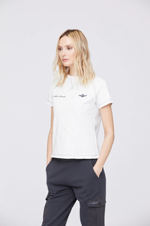 Футболка женская Aeronautica Militare TS2199DJ628 белая XS